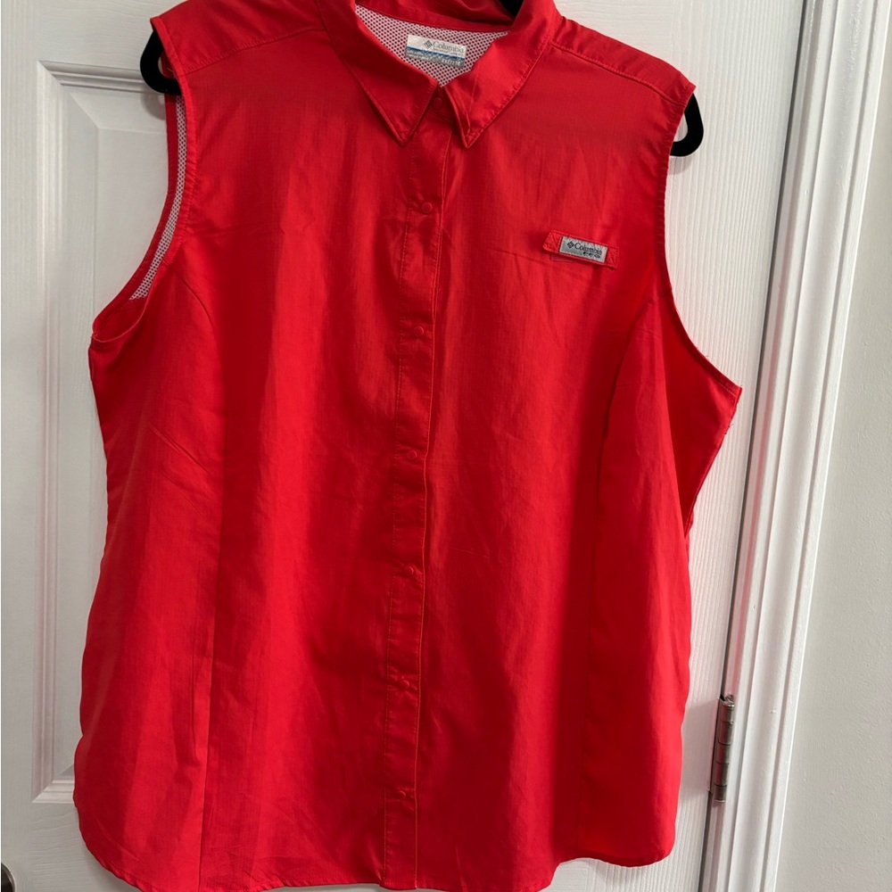 COLUMBIA WOMENS PFG TAMIAMI SLEEVELESS TOP